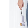  Techsuit - Prémium Hordozható Mini Ventilátor (Z11) - LED Digitális Kijelzővel, USB-C Tölthető, 100 Szélsebesség - Fehér - 4. kép