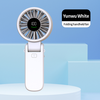  Techsuit - Prémium Mini Kézi Ventilátor (A10) - LED digitális kijelzővel, USB-C újratölthető, 100 szélsebesség, 5400RPM - Fehér - 1. kép