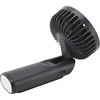  Techsuit - Prémium Mini Kézi Ventilátor (M12) - LED digitális kijelzővel, USB-C újratölthető, 6 szélsebesség, 5000mAh - Fekete - 2. kép