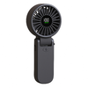  Techsuit - Prémium Mini Kézi Ventilátor (A10) - LED Digitális Kijelzővel, USB-C Újratölthető, 100 Szélsebesség, 5400RPM - Fekete - 0. kép