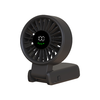  Techsuit - Prémium Mini Kézi Ventilátor (A10) - LED Digitális Kijelzővel, USB-C Újratölthető, 100 Szélsebesség, 5400RPM - Fekete - 1. kép
