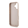 Guess PU 4G Fém Logós Pántos Tok iPhone 16 Pink tok - 3. kép