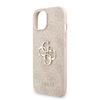 Guess PU 4G Metal Logo Strap tok iPhone 15 pink - 2. kép