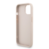Guess PU 4G Metal Logo Strap tok iPhone 15 pink - 3. kép