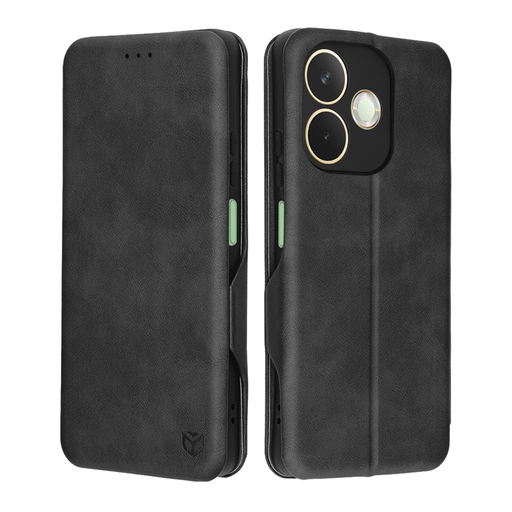  Techsuit - Biztonságos pénztárca Plusz - Oppo A5 Pro 4G / A5 Pro 5G - Fekete tok