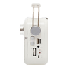 SAL RPR9 napelemes rádió multimédia lejátszóval, FM-AM-SW rádió, Bluetooth, USB és microSD csatlakozás, beépített akkumulátor - 1. kép