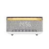 HOME LTCR06 multimédia lejátszó és ébresztőóra, 2x5 Watt, Qi telefontöltés, Bluetooth TWS, FM rádió, LED kijelző, beépített akkumulátor - 0. kép