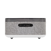 HOME LTCR06 multimédia lejátszó és ébresztőóra, 2x5 Watt, Qi telefontöltés, Bluetooth TWS, FM rádió, LED kijelző, beépített akkumulátor - 1. kép