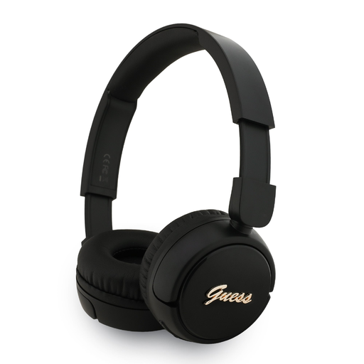 Guess Script Metal Logo Vezeték nélküli Fejhallgató Fekete