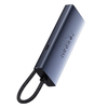 Baseus UltraJoy Series Lite 4-Port hub, USB - 4xUSB 3.0, USB-C 5V (szürke) - 1. kép