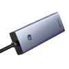 Baseus UltraJoy Series Lite 4-Port hub, USB - 4xUSB 3.0, USB-C 5V (szürke) - 3. kép