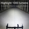Rockbros V9M-1000 front bicycle light 1000lm - black - 1. kép
