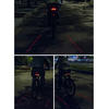 Rockbros LKWD-R1 Rear Bike Light with Laser and Remote Control + Micro USB - USB-A Cable - Black - 3. kép