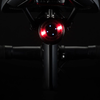 Rockbros Q1 Rear Bike Light 7 Color LED + USB-C - USB-A Cable - Black - 2. kép