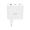 XO fali töltő CE35 PD 100W 2x USB-C 1x USB fehér - 0. kép