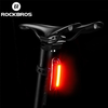 Rockbros A54BK Hátsó Bicikli Lámpa + Micro USB - USB-A Kábel - Fekete - 2. kép