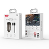 XO autós töltő CC70 PD 30W 1x USB-C fekete + kábel USB-C - USB-C - 0. kép