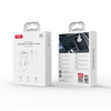 XO autós töltő CC69 PD 30W QC 1x USB 1x USB-C fehér + kábel USB - USB-C - 0. kép