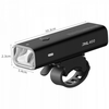 Rockbros 24310006001 első biciklilámpa 400 lm + micro USB kábel - USB-A - fekete - 0. kép