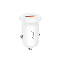 XO autós töltő CC68 18W QC 1x USB fehér