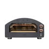 HOME HGPZ02 elektromos pizzakemence, 2000W, max. 380 °C, IPX4 védelem, 33x33 cm sütési felület, 1,5 cm-es Cordierite pizzakő, rozsdamentes ajtó - 1. kép