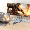 USB-C Hub 14 az 1-ben Wozinsky WDS03Y5S Multifunkcionális, Alumínium, 3 Monitorhoz, 15 cm-es Kábellel - Szürke - 1. kép