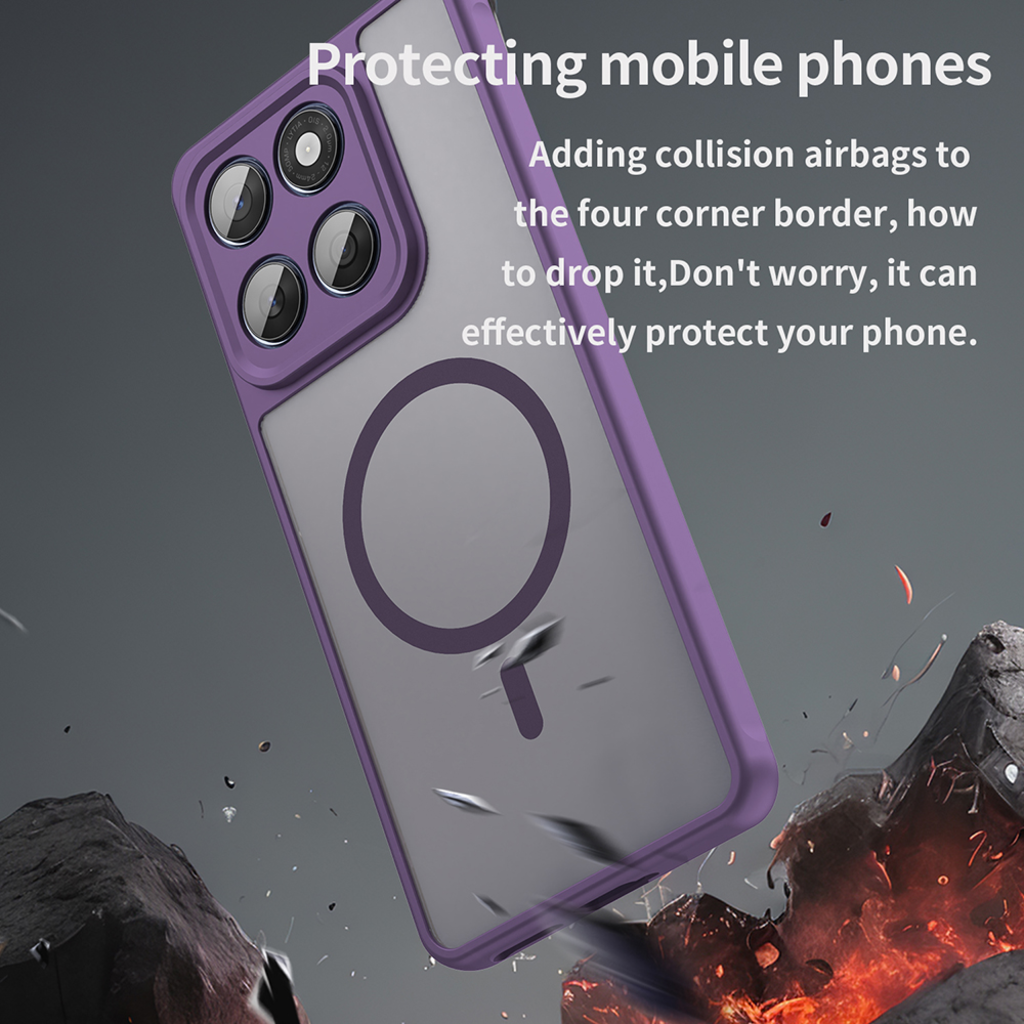  Techsuit - HaloFrost II MagSafe - Motorola Edge 60 / 60 Fusion - Lila tok - 7