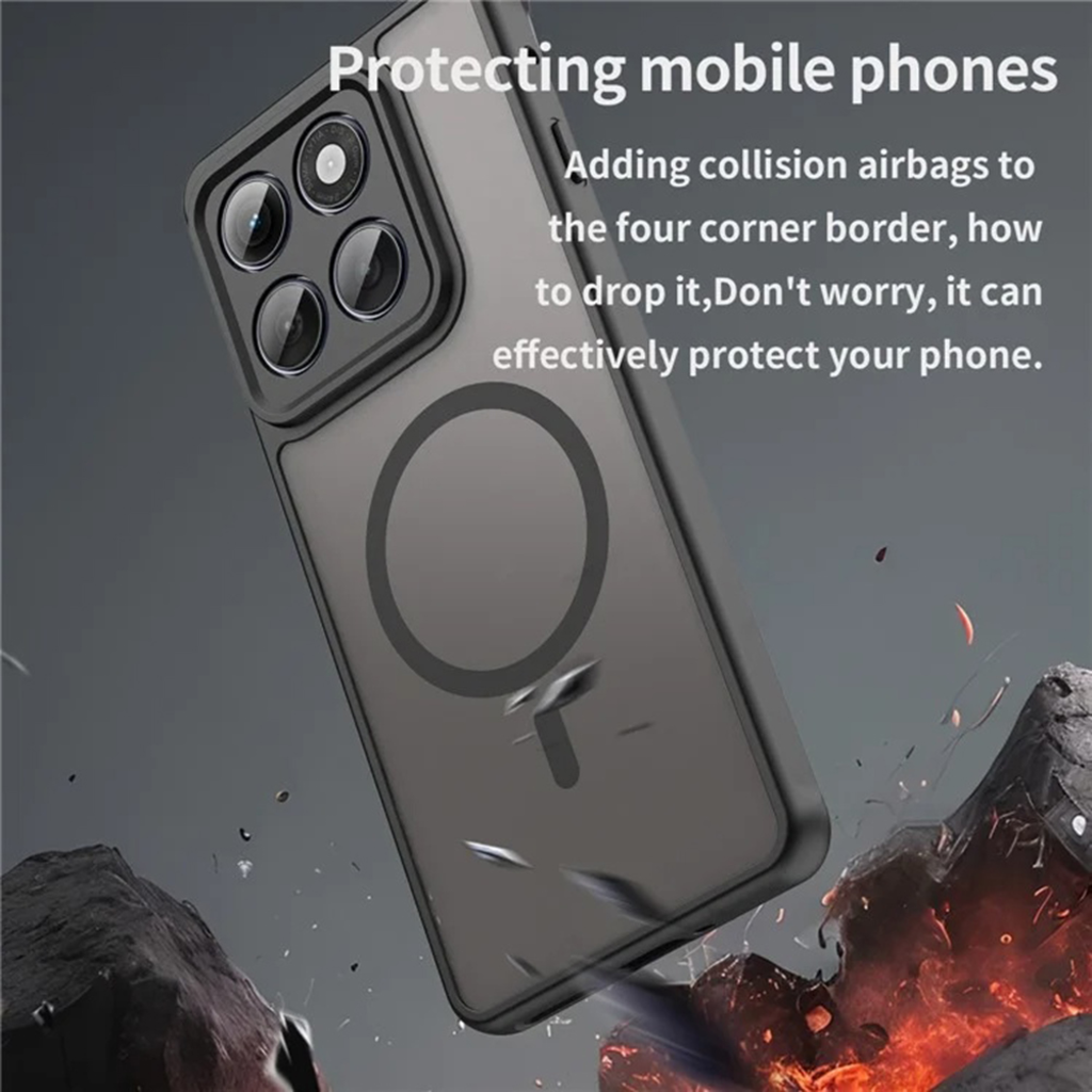  Techsuit - HaloFrost II MagSafe - Motorola Edge 60 Pro - Fekete tok - 8