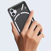 Techsuit - Karbon Szilikon - Nothing Phone (1) - Fekete tok - 1. kép