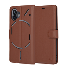  Techsuit - Bőrtok - Nothing Phone (2) - Barna tok