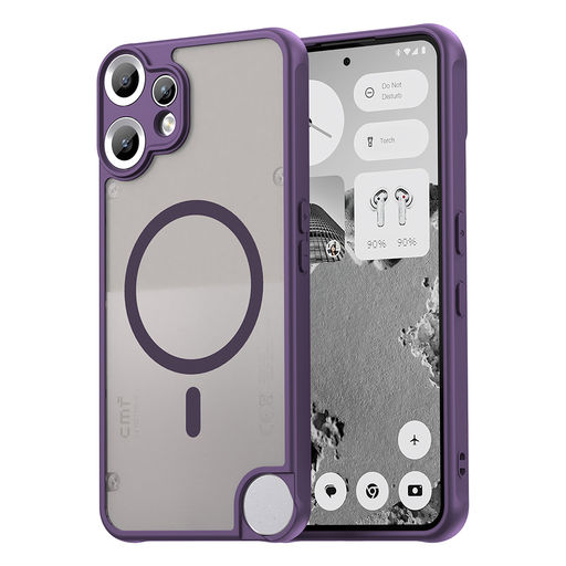 Techsuit - HaloFrost II MagSafe - Nothing CMF Phone 2 Pro - Lila tok Techsuit - HaloFrost II MagSafe - Nothing CMF Phone 2 Pro - Lila tok