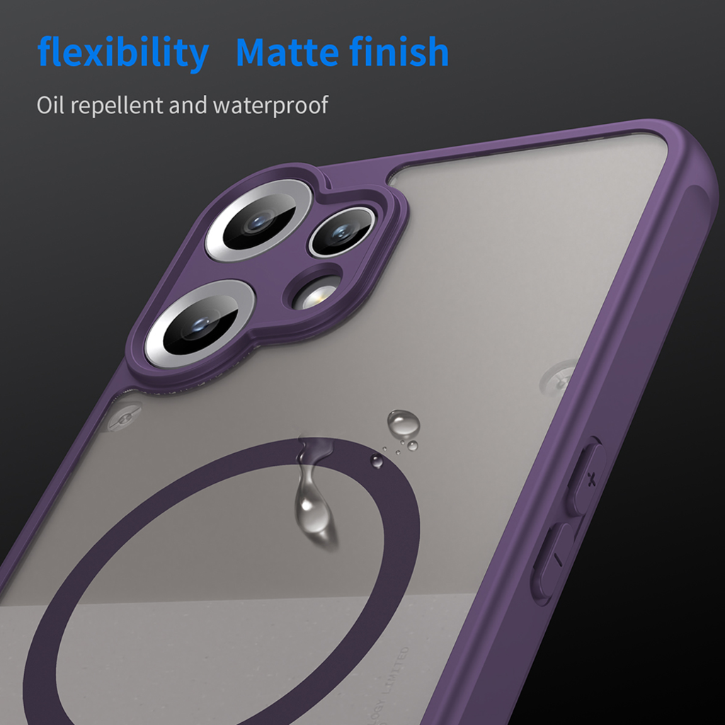  Techsuit - HaloFrost II MagSafe - Nothing CMF Phone 2 Pro - Lila tok - 8