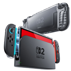 Supcase Crystal tok Nintendo Switch 2 Deres Átlátszó