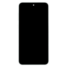 LCD kijelző + Érintőegység + Előlapi borítás Samsung A366B Galaxy A36 5G Lime (Szervizcsomag)