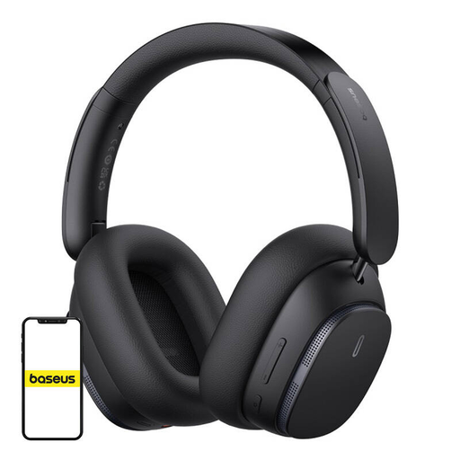 Baseus Bowie H1 PRO Vezeték nélküli Bluetooth fejhallgató (fekete)