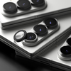 Ringke kamera keretvédő 2 db-os Galaxy Z Fold 7 fekete üvegfólia - 3. kép