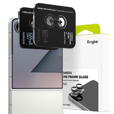 Ringke Kamera Keret Üvegfólia 2-pack Galaxy Z Flip 7 Fekete üvegfólia