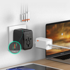 Tech-protect Ta200 Utazó Adapter Eu / Egyesült Királyság / Usa / Au Fekete - 4. kép