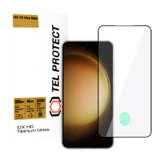 Edzett üveg Tel Protect 10X HD Titanium Samsung Galaxy S22/S23 (ujjlenyomat-feloldással) üvegfólia