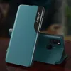Samsung A71 fekete fliptok Eco Leather View Case intelligens - 3. kép