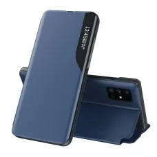 Eco Leather View Case inteligentné flip puzdro Huawei P40 Lite E modré Eco Leather View Case inteligentné flip puzdro Huawei P40 Lite E modré