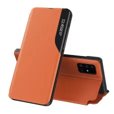 Eco Leather View Case inteligentné flip puzdro Huawei P40 Lite E oranžové Eco Leather View Case inteligentné flip puzdro Huawei P40 Lite E oranžové