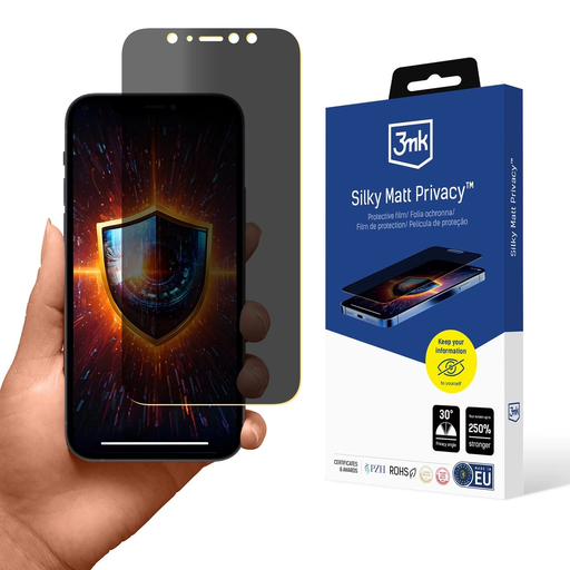 Privacy üvegfólia 3mk Silky Matt Privacy Apple iPhone 12 Mini számára