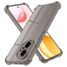  Techsuit - Ütésálló Átlátszó Szilikon - Motorola Edge 60 / Edge 60 Fusion - Füstfekete tok
