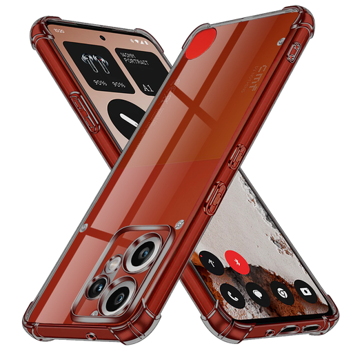 Techsuit - Ütésálló Átlátszó Szilikon Tok - Nothing CMF Phone 2 Pro - Füstfekete tok Techsuit - Ütésálló Átlátszó Szilikon Tok - Nothing CMF Phone 2 Pro - Füstfekete tok