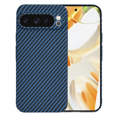 Techsuit - Karbonit Szálhéj - Google Pixel 9 Pro - Ciánkék tok