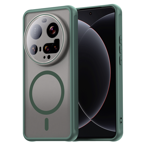 Techsuit - HaloFrost II MagSafe - Xiaomi 15 Ultra - Zöld tok Techsuit - HaloFrost II MagSafe - Xiaomi 15 Ultra - Zöld tok