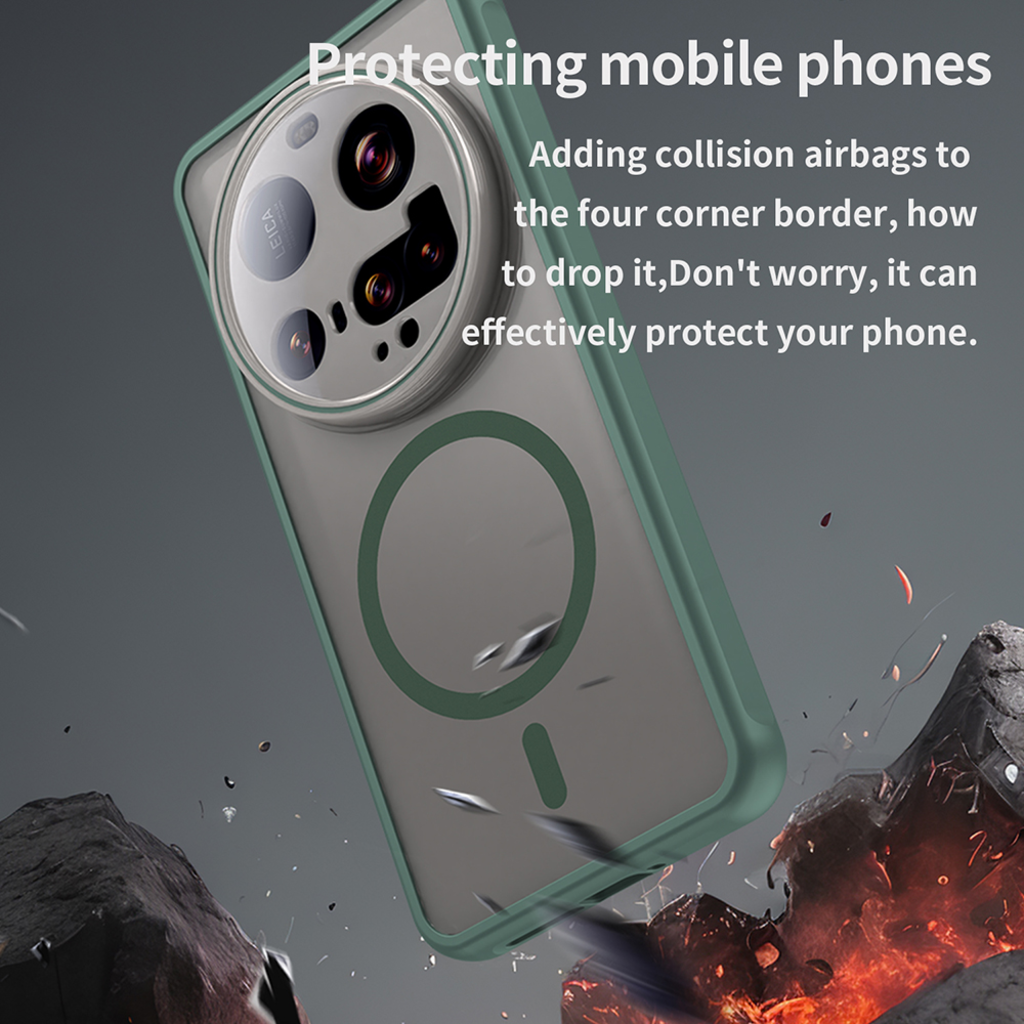  Techsuit - HaloFrost II MagSafe - Xiaomi 15 Ultra - Zöld tok - 7