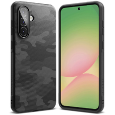  Samsung Galaxy A36 5G / A56 5G Fekete Terepmintás Ringke Onyx Design tok
