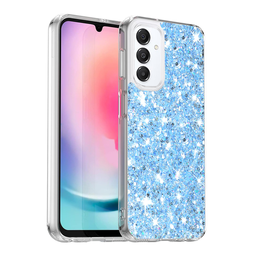 Techsuit - Csillogó Glitter - Samsung Galaxy A16 4G / A16 5G - Kék tok Techsuit - Csillogó Glitter - Samsung Galaxy A16 4G / A16 5G - Kék tok